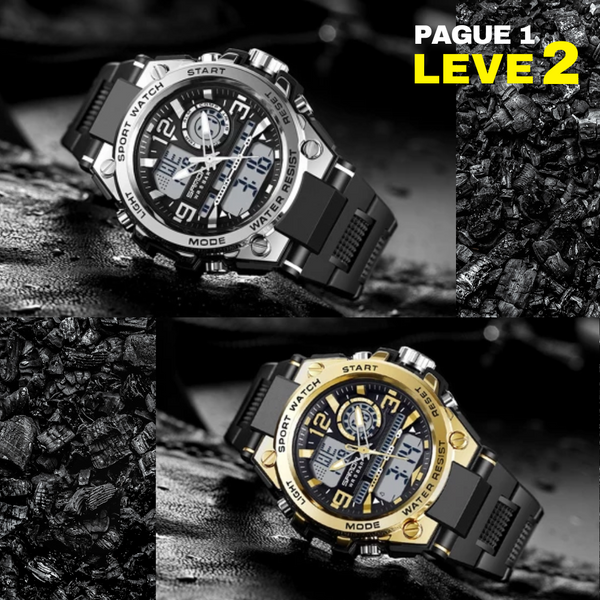 [PAGUE 1 LEVE 2] Relógio Masculino Casual - Rshock