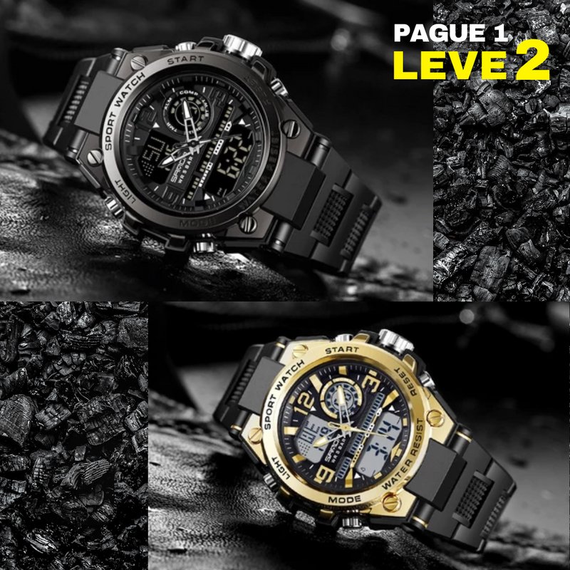 [PAGUE 1 LEVE 2] Relógio Masculino Casual - Rshock