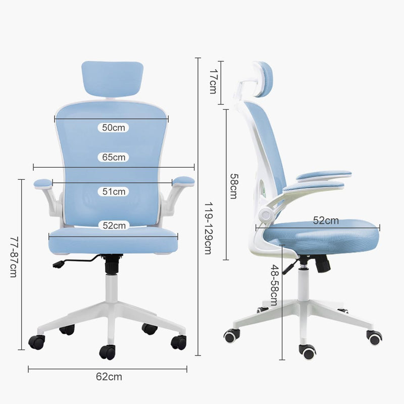Cadeira de escritório ergonômica com estofado mesh Y8970