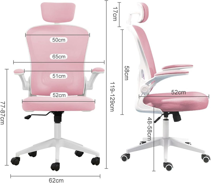 Cadeira de escritório ergonômica com estofado mesh Y8970