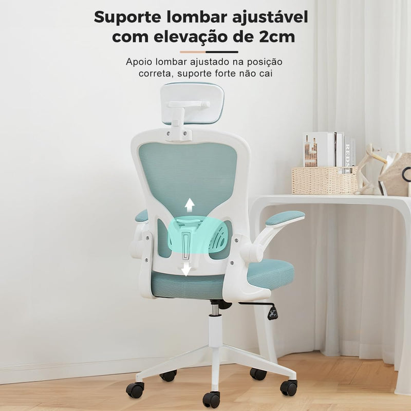 Cadeira de escritório ergonômica com estofado mesh Y8970