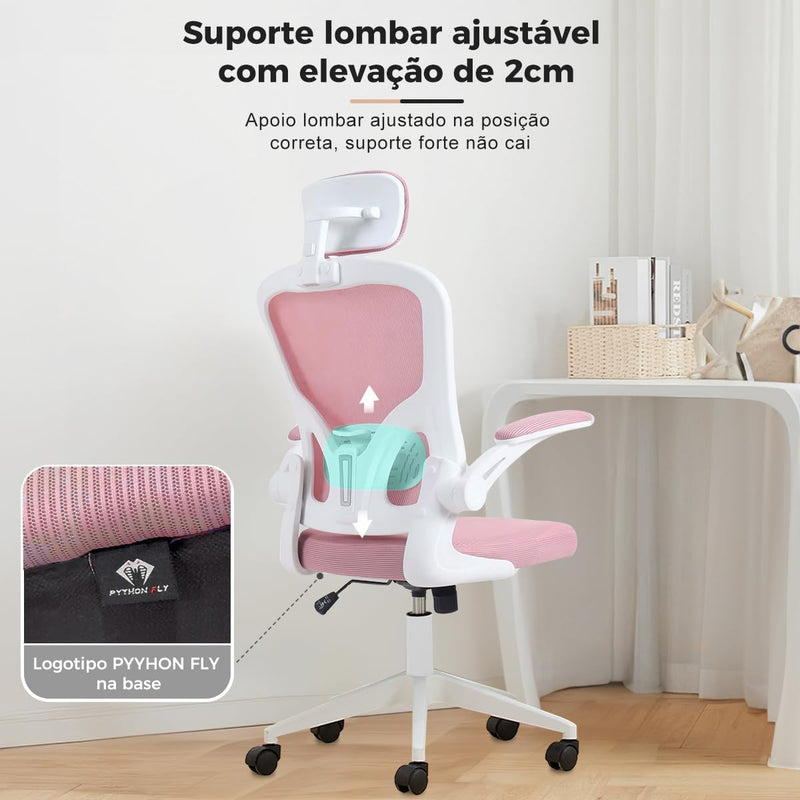 Cadeira de escritório ergonômica com estofado mesh Y8970