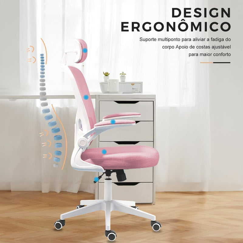 Cadeira de escritório ergonômica com estofado mesh Y8970