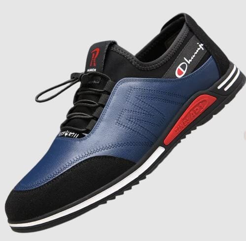 Tênis Casual de Couro Masculino - UrbanChic