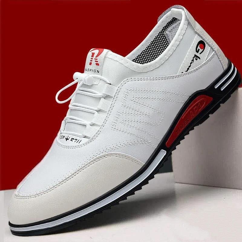 Tênis Casual de Couro Masculino - UrbanChic