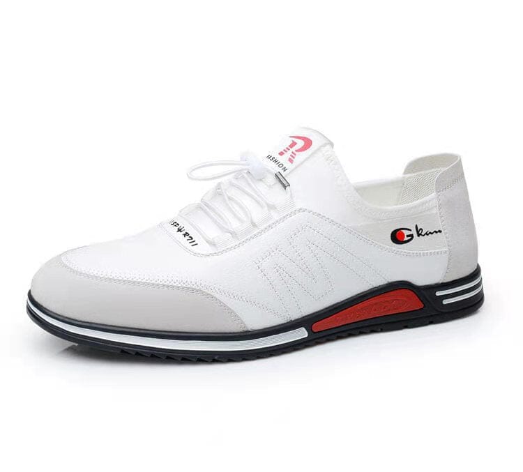 Tênis Casual de Couro Masculino - UrbanChic