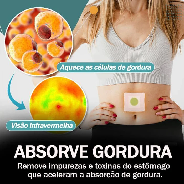 Adesivo Detox Para Redução de Gordura - DPatch